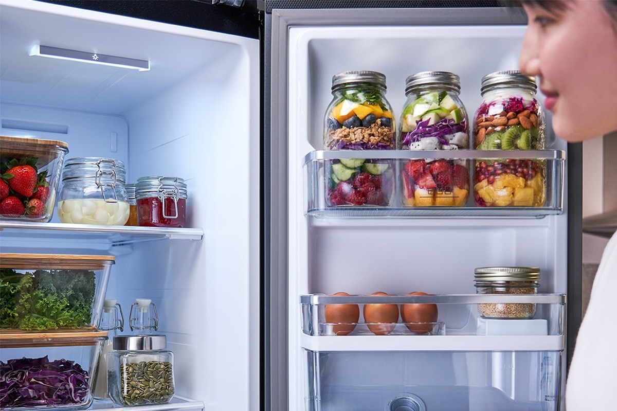 The satisfaction of a sparkling-clean refrigerator