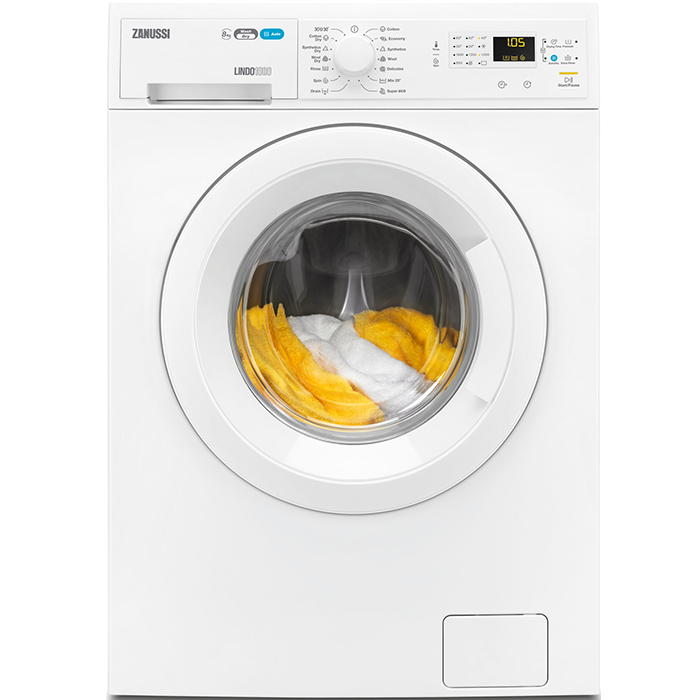 8KG Front Loading Washer Dryer ZWD81660NW Zanussi Hong Kong